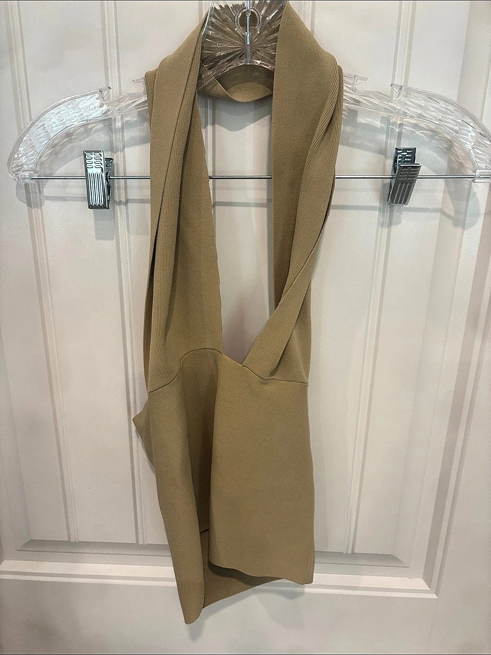 WEWOREWHAT Brown Sleeveless Bodysuit Size XS Like New
